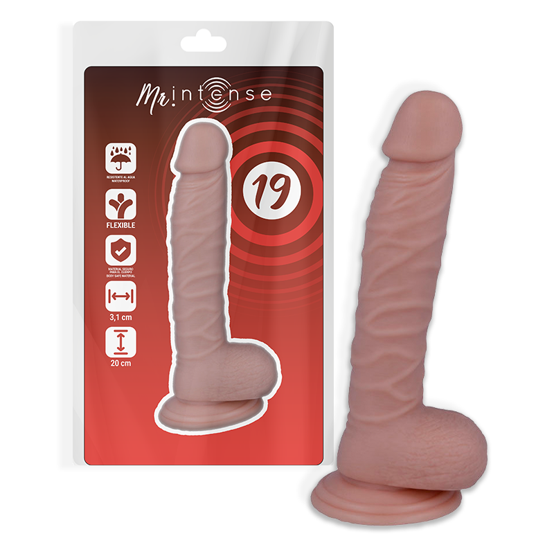 MR INTENSE - 19 REALISTIC PENIS 20 CM -O- 3.1 CM – Erotik-Zubehör Bild 1