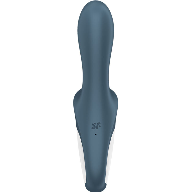 SATISFYER Luftpumpe Booty 2 – Aufblasbarer Anal- & Prostata-Vibrator, Dunkelgrau