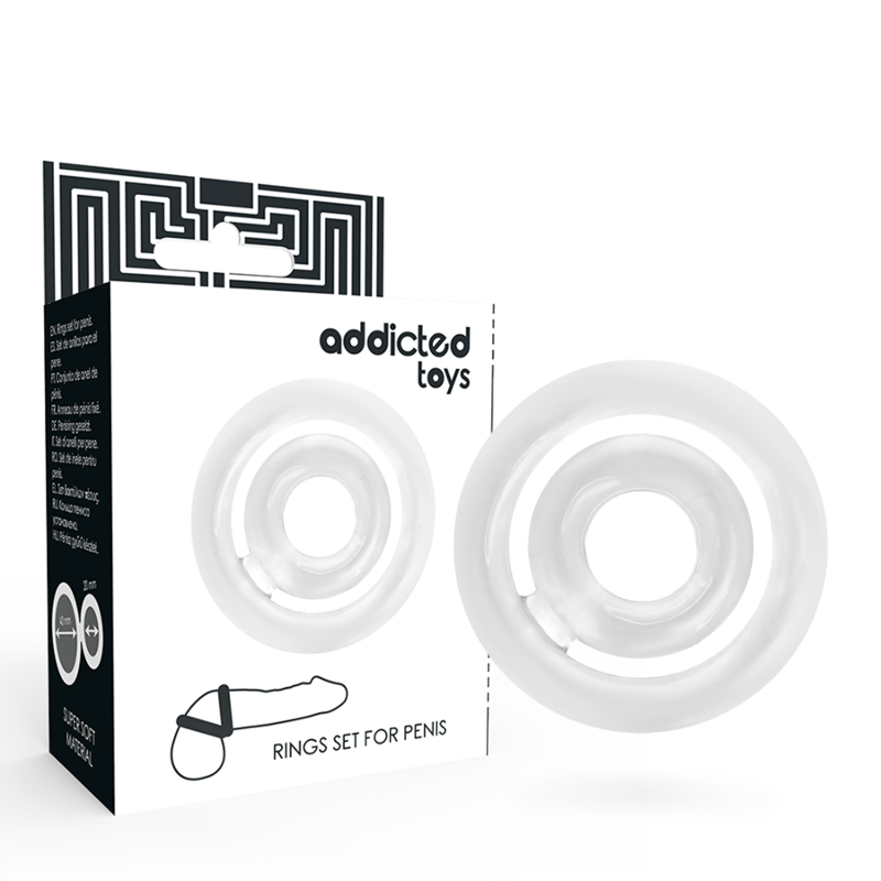 ADDICTED TOYS - POTENZ-C-RING PENIS KLAR Penisring diskret online kaufen