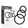 ADDICTED TOYS - RINGSET FÜR PENIS SCHWARZ – Penisring Bild 1
