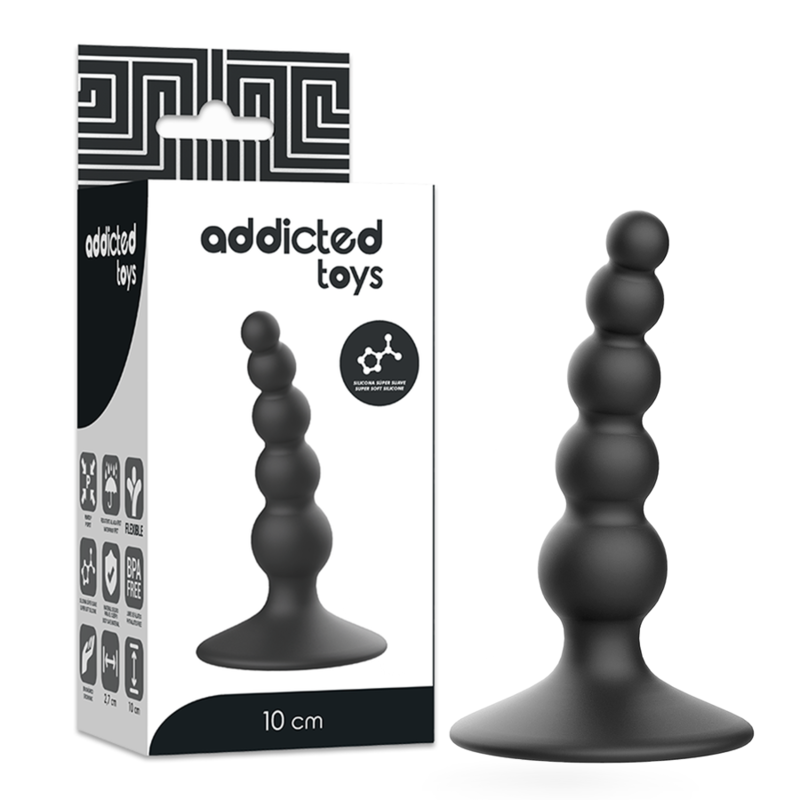ADDICTED TOYS - ANAL SEXUELLER STECKER 10 CM SCHWARZ Anal-Toy diskret online kaufen