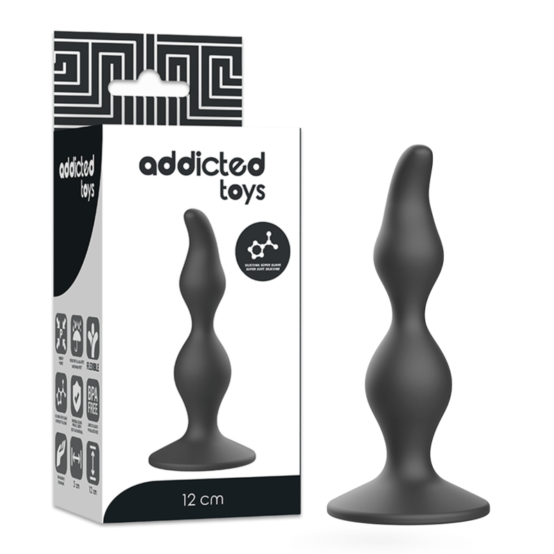 ADDICTED TOYS - ANAL SEXUELLER STECKER 12 CM SCHWARZ Anal-Toy diskret online kaufen