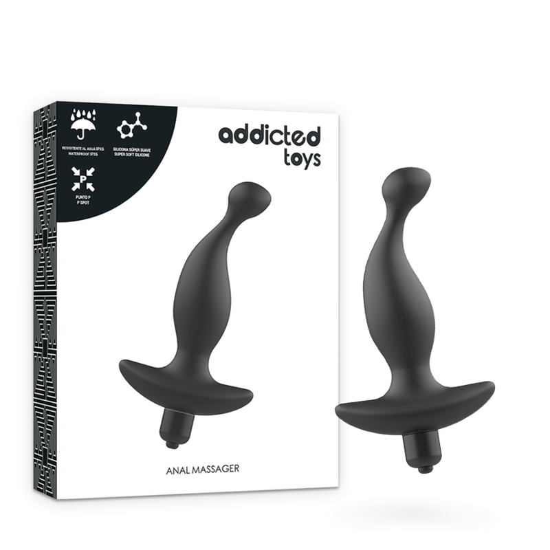 ADDICTED TOYS - ANALMASSAGER MIT SCHWARZER VIBRATIONMODELL 1 Anal-Toy diskret online kaufen