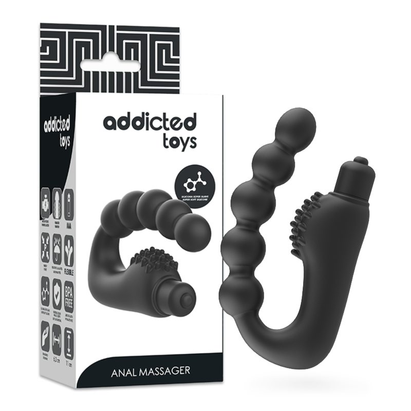 ADDICTED TOYS - ANAL-MASSAGER PROSTATIK MIT VIBRATION Anal-Toy diskret online kaufen