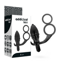 ADDICTED TOYS - ANALPLUG MIT DOPPELTEM SCHWARZEN RING Analplug diskret online kaufen