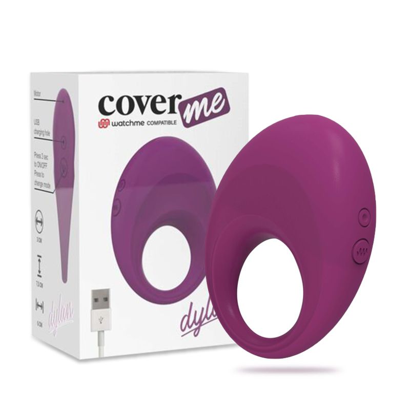 COVERME - WIEDERAUFLADBARER RING VON DYLAN, KOMPATIBEL MIT DER DRAHTLOSEN WATCHME-TECHNOLOGIE – Erotik-Zubehör Bild 1