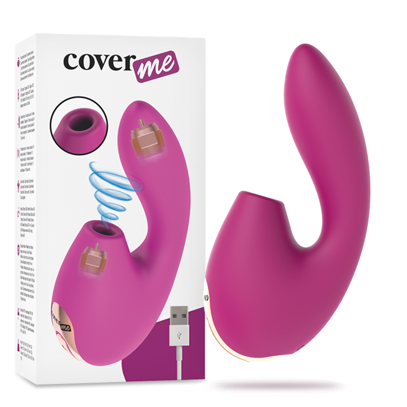 COVERME – Klitoris-Sauger & leistungsstarker G-Punkt-Rush-Vibrator Klitorisstimulator diskret online kaufen
