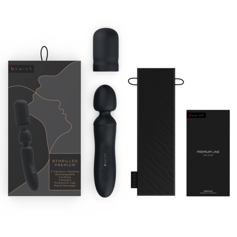 B SWISH - BTHRILLED VIBRATOR STAB PREMIUM SCHWARZ Vibrator diskret online kaufen