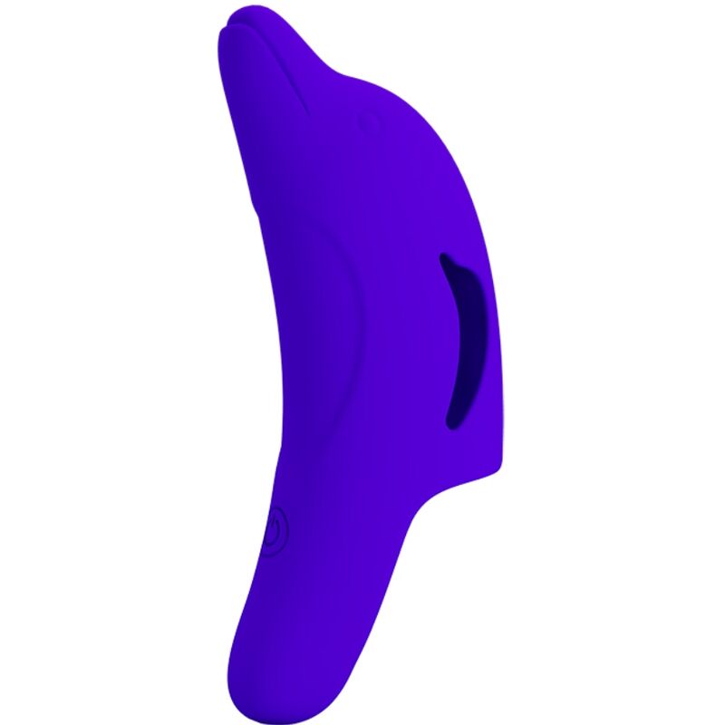 PRETTY LOVE - DELPHINI LEISTUNGSSTARKER DUNKELBLAUER FINGERSTIMULATOR – Fingervibrator Bild 5