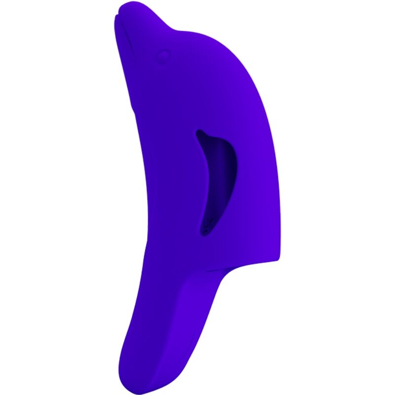 PRETTY LOVE - DELPHINI LEISTUNGSSTARKER DUNKELBLAUER FINGERSTIMULATOR – Fingervibrator Bild 3