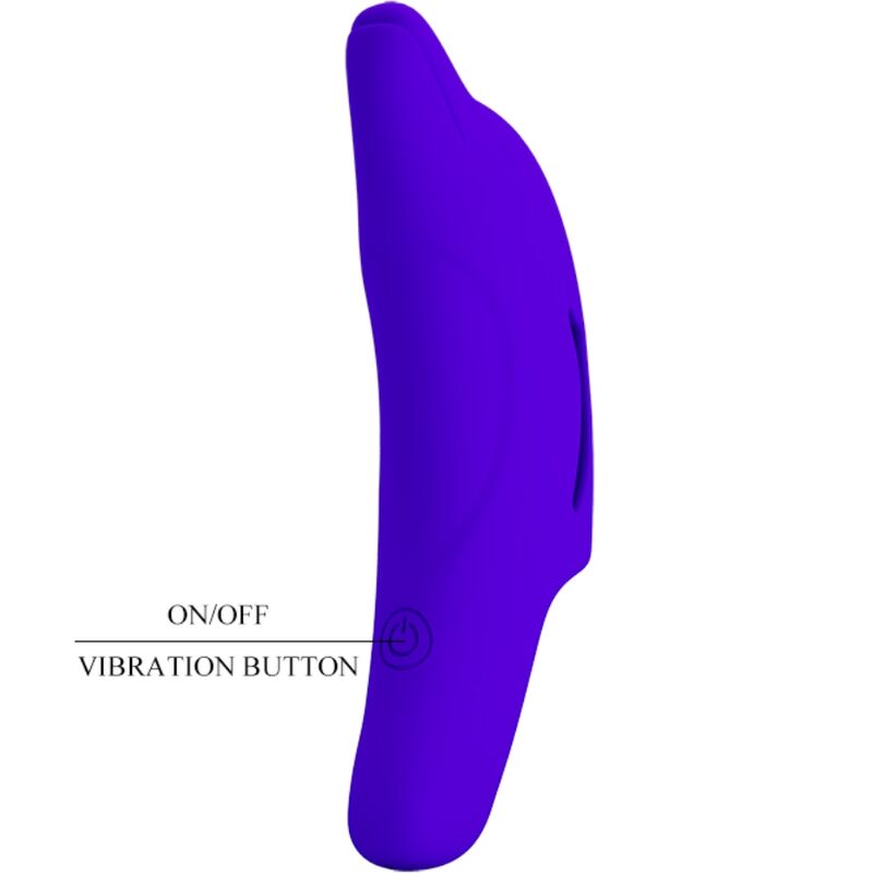 PRETTY LOVE - DELPHINI LEISTUNGSSTARKER DUNKELBLAUER FINGERSTIMULATOR – Fingervibrator Bild 14