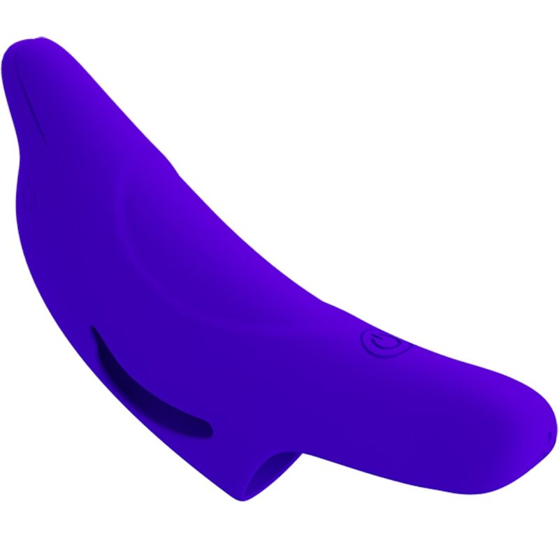 PRETTY LOVE - DELPHINI LEISTUNGSSTARKER DUNKELBLAUER FINGERSTIMULATOR – Fingervibrator Bild 11