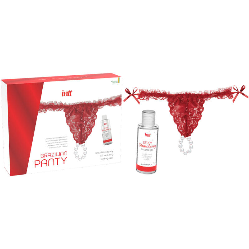 INTT RELEASES - BRASILIANISCHES ROTES HÖSCHEN MIT PERLEN UND SCHMIERGEL 50 ML – Erotik-Zubehör Bild 5