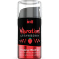 INTT - KRAFTVOLLES INTIMSTIMULIERENDES FLÜSSIGES VIBRATIONSGEL ERDBEERE 15 ML Stimulationsgel diskret online kaufen