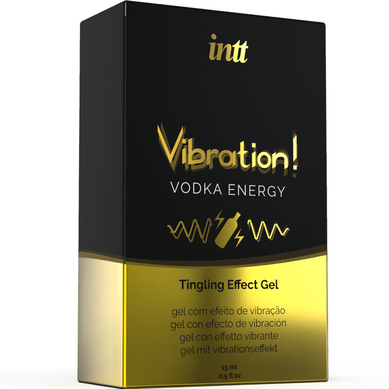 INTT - KRAFTVOLLES INTIMSTIMULIERENDES FLÜSSIGES VIBRATIONSGEL VODKA 15ML Stimulationsgel diskret online kaufen