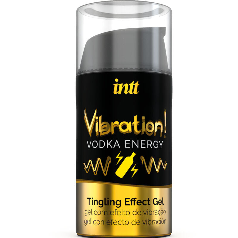 INTT - KRAFTVOLLES INTIMSTIMULIERENDES FLÜSSIGES VIBRATIONSGEL VODKA 15ML für geschmeidige intime Momente
