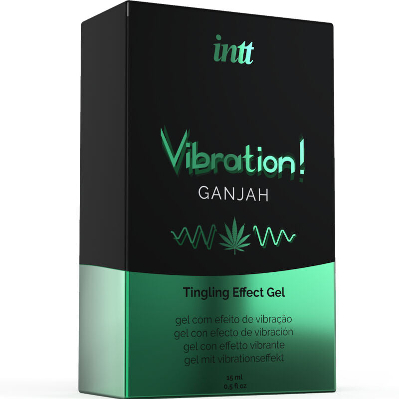 INTT - KRAFTVOLLES INTIMSTIMULIERENDES FLÜSSIGES VIBRATIONSGEL CANNABIS 15ML Stimulationsgel diskret online kaufen