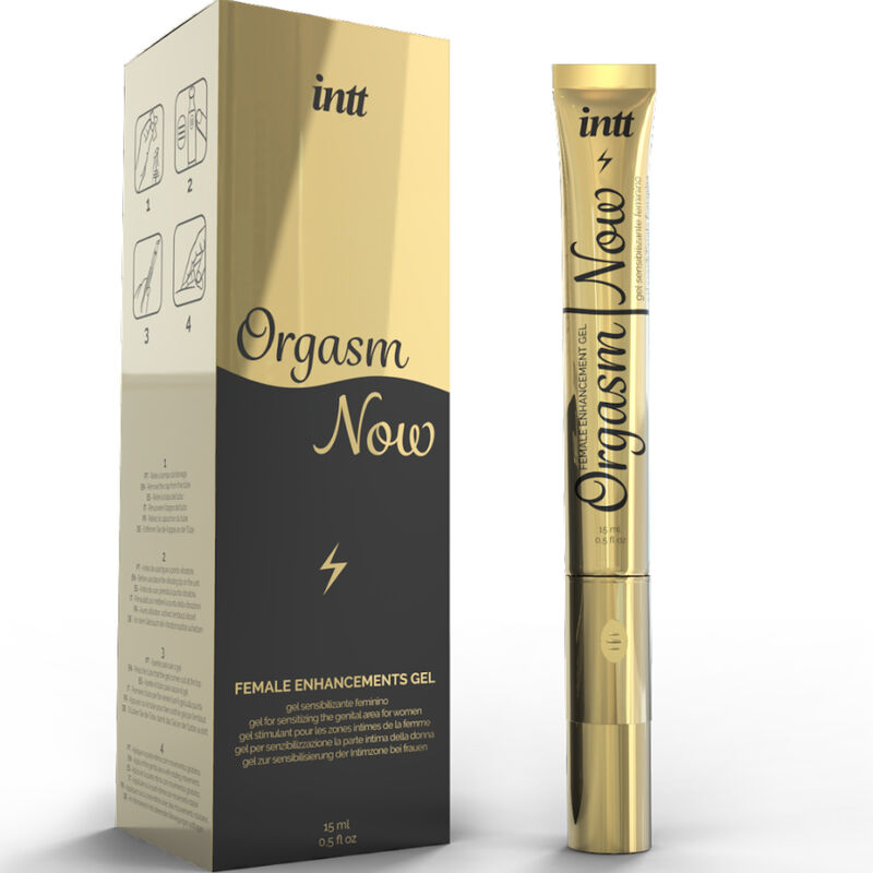 INTT LUBRICANTS - INTENSIVES VAGINALSTIMULIERENDES GEL MIT VIBRATOR-APPLIKATOR bei Secret Pulse im Erotikshop