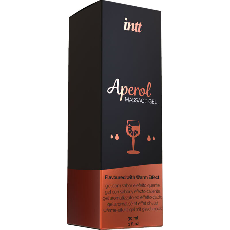 INTT MASSAGE & ORAL SEX - APEROL MASSAGEGEL INTENSIVE WÄRMEEFFEKT für Komfort und sinnliche Anwendung