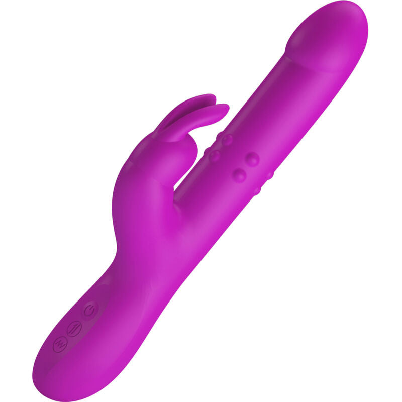 PRETTY LOVE - REESE VIBRATOR MIT LILA ROTATION – Vibrator Bild 5