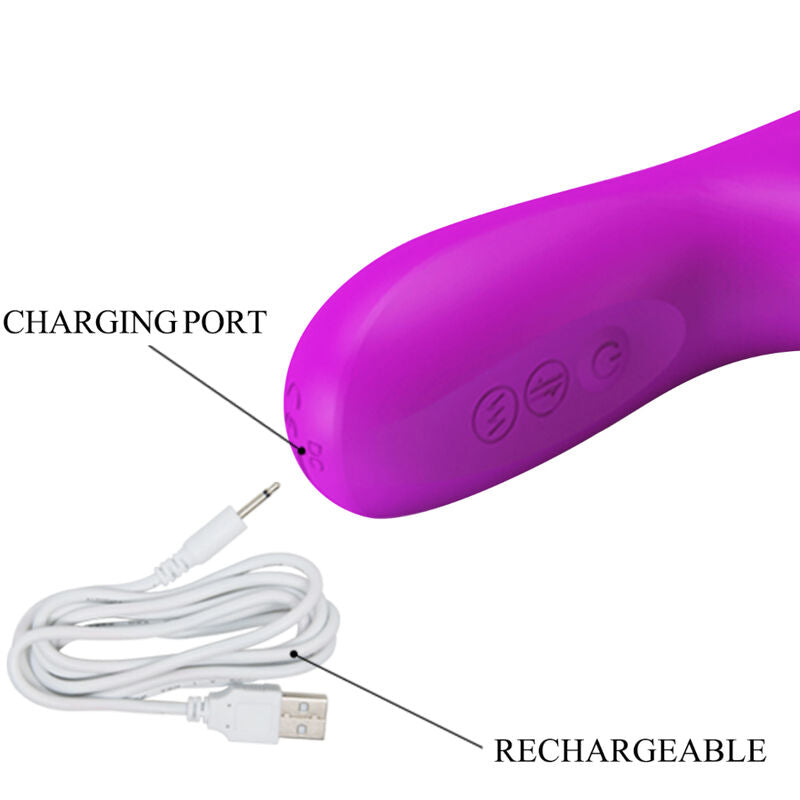 PRETTY LOVE - REESE VIBRATOR MIT LILA ROTATION – Vibrator Bild 18