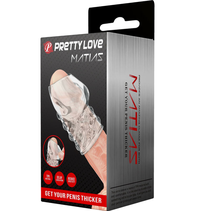 PRETTY LOVE - MATIAS TRANSPARENTER PENISVERDICKER – Erotik-Zubehör Bild 17