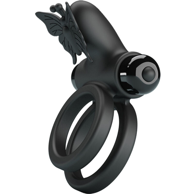 PRETTY LOVE - DOPPELVIBRIERRING MIT SCHWARZEM STIMULATOR – Vibrator Bild 9