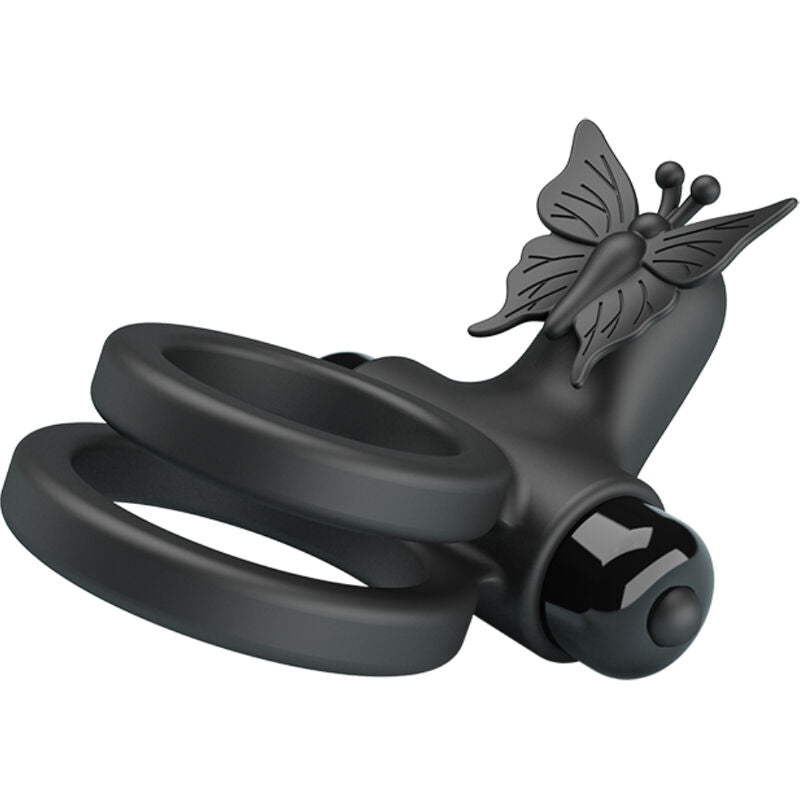 PRETTY LOVE - DOPPELVIBRIERRING MIT SCHWARZEM STIMULATOR – Vibrator Bild 10