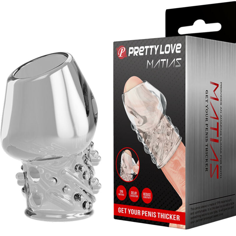 PRETTY LOVE - MATIAS TRANSPARENTER PENISVERDICKER – Erotik-Zubehör Bild 2