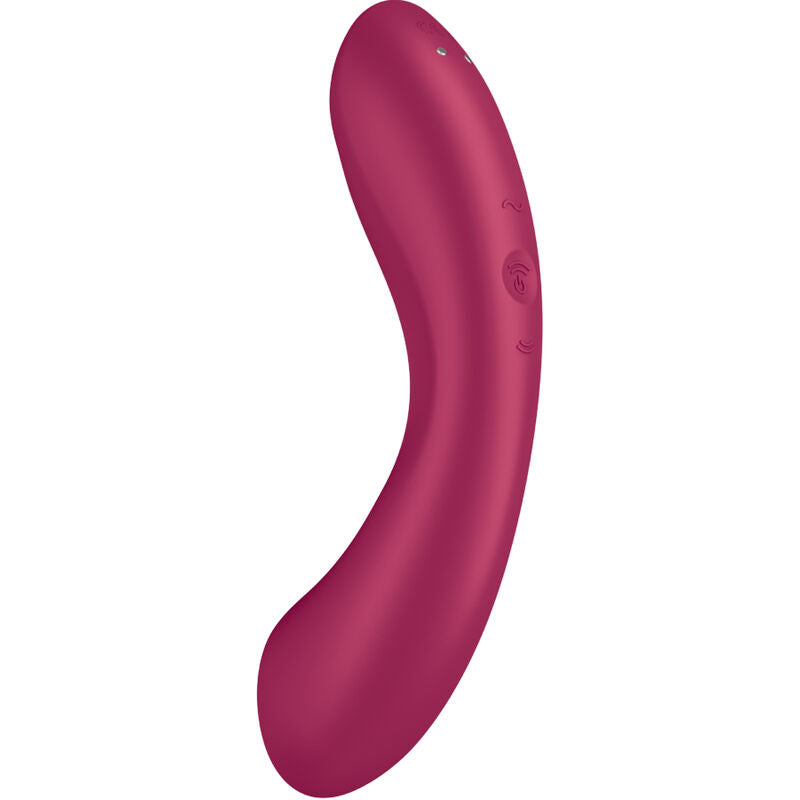 SATISFYER - CURVE TRINITY 1 AIR PULSE VIBRATION RED – Klitorisstimulator Bild 15