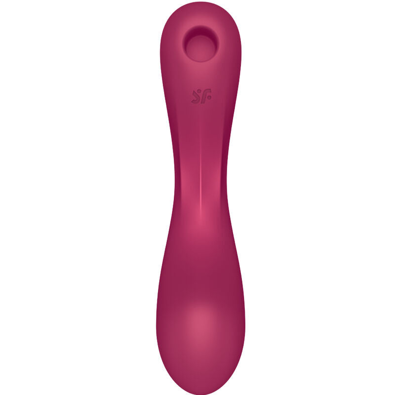 SATISFYER - CURVE TRINITY 1 AIR PULSE VIBRATION RED – Klitorisstimulator Bild 8