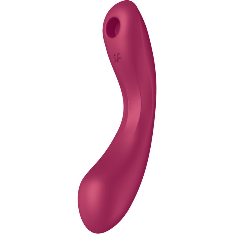SATISFYER - CURVE TRINITY 1 AIR PULSE VIBRATION RED – Klitorisstimulator Bild 5