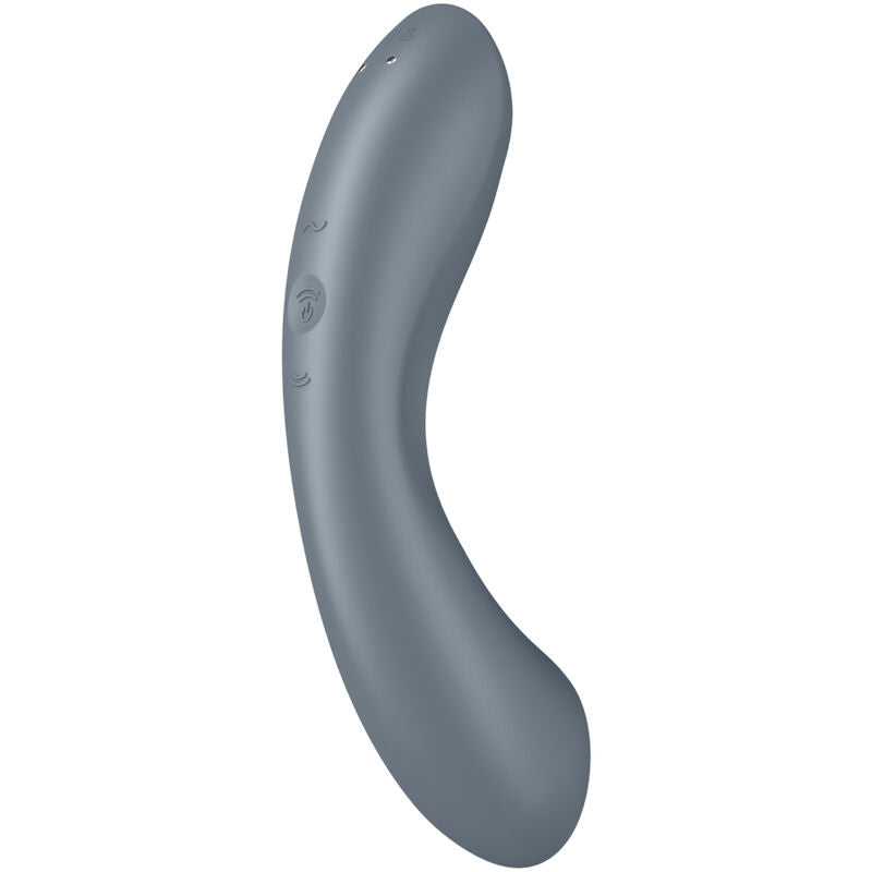 SATISFYER - CURVE TRINITY 1 AIR PULSE VIBRATION GRAU – Klitorisstimulator Bild 9