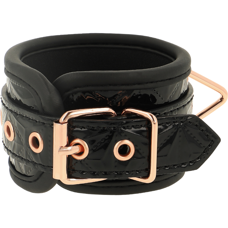 Coquette Chic Desire Black Edition – Vegane Lederhandschellen mit Neoprenfutter – Bondage-Fessel Bild 11