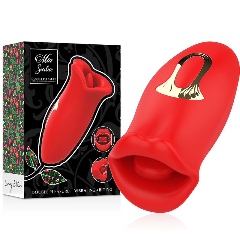 MIA Sicilia Klitorisvibrator – Doppeltes Vergnügen Vibrieren & Beissen | Secret Pulse – Klitorisstimulator Bild 1