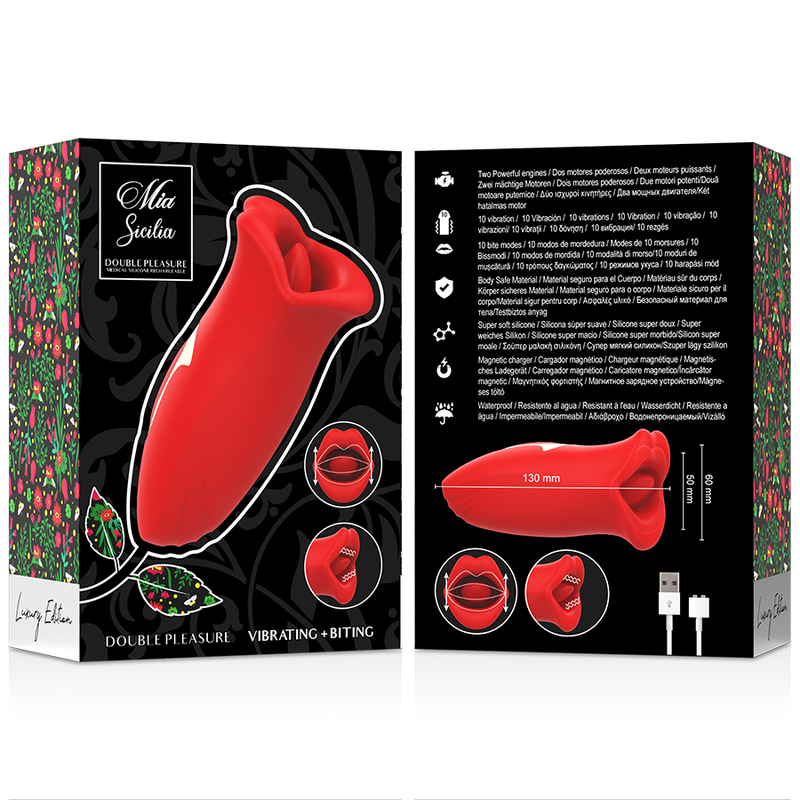 MIA Sicilia Klitorisvibrator – Doppeltes Vergnügen Vibrieren & Beissen | Secret Pulse – Klitorisstimulator Bild 13