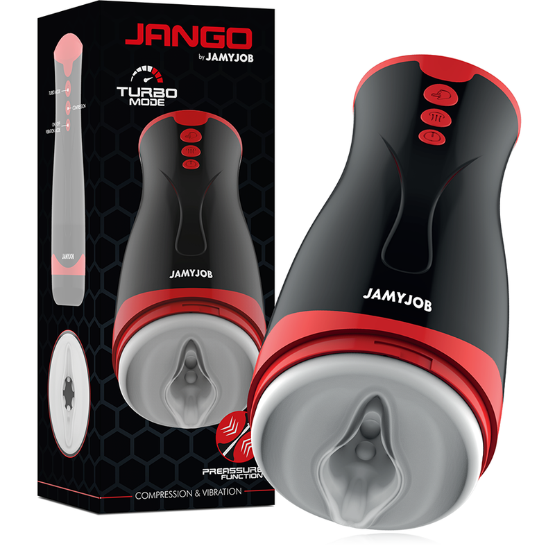 JAMYJOB - JANGO KOMPRESSIONS- UND VIBRATIONS-MASTURBATOR – automatischer Masturbator Bild 1