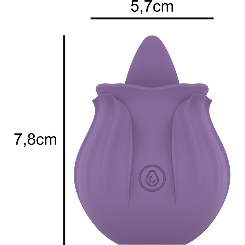 INTENSE Violet Clitoris Stimulator Flieder – 10 Vibrationsprogramme | Secret Pulse für intensive Stimulation und Self-Love