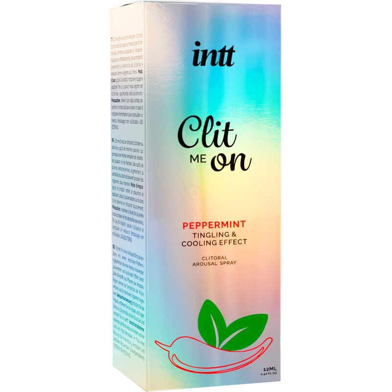 INTT Releases Clit Me On Peppermint 12 ml – Klitoris-Stimulationsspray Produktansicht und Details