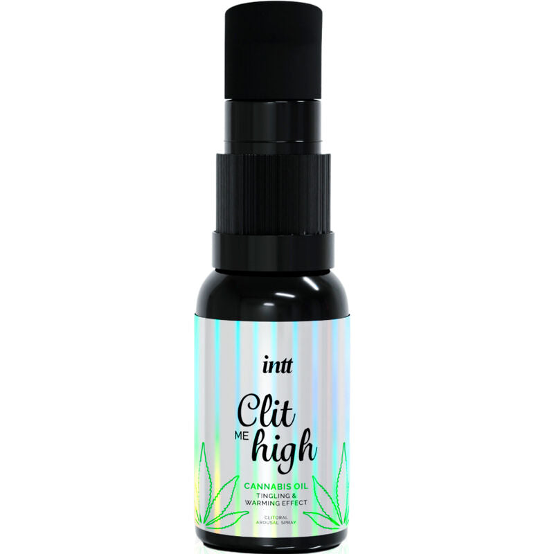 INTT Releases Clit Me High 15 ml – Klitoris-Stimulationsspray mit Cannabisöl Produktansicht und Details