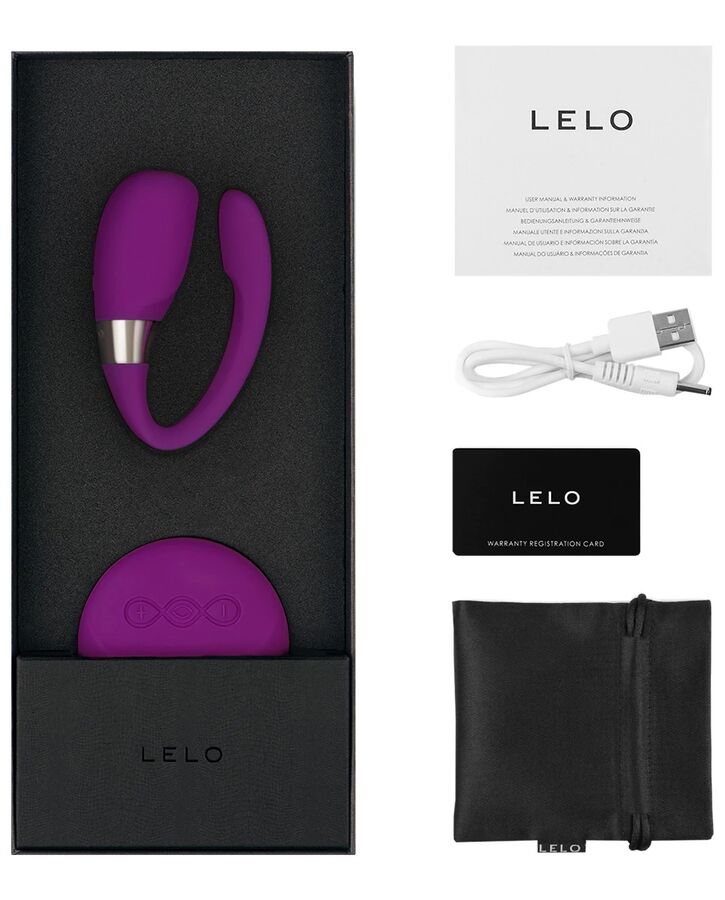 LELO - INSIGNIA TIANI 3 DEEP ROSE MASSAGER Massager Vibrator Produktansicht und Details