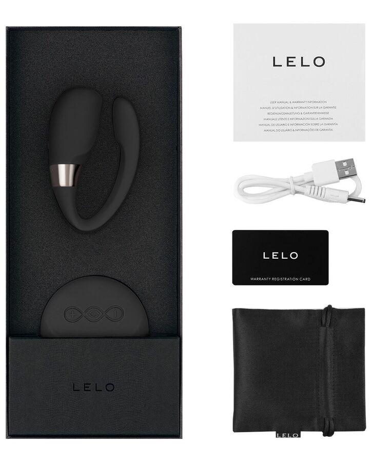 LELO - INSIGNIA TIANI 3 SCHWARZES MASSAGERT Massager Vibrator Produktansicht und Details