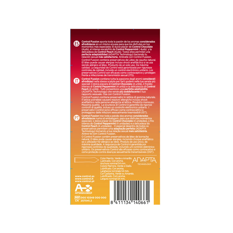 CONTROL - FUSSION CONDOMS 12 UNITS für Schutz und angenehmes Gefühl