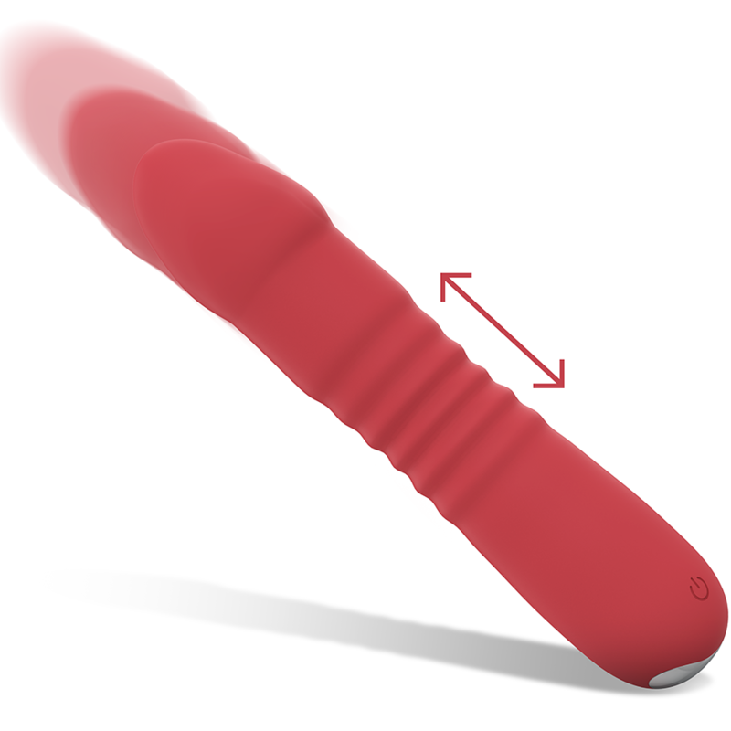 INTENSE JUNI Up & Down Vibrator – 10 Vibrationsmodi, USB-wiederaufladbar, Rot hochwertiges Sextoy bei Secret Pulse