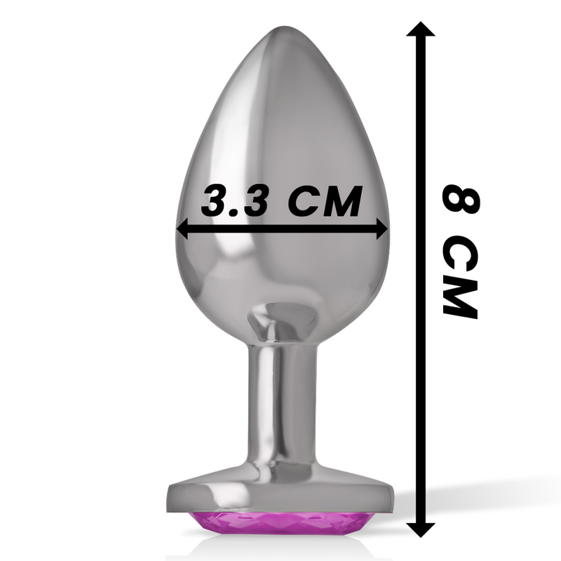 INTENSE - ALUMINIUM-METALL-ANAL-STECKER ROSA HERZ GRÖSSE M – Anal-Toy Bild 7