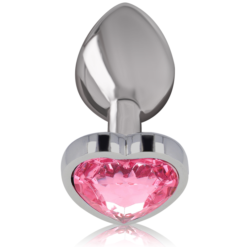 INTENSE - ALUMINIUM-METALL-ANAL-STECKER ROSA HERZ GRÖSSE M – Anal-Toy Bild 3