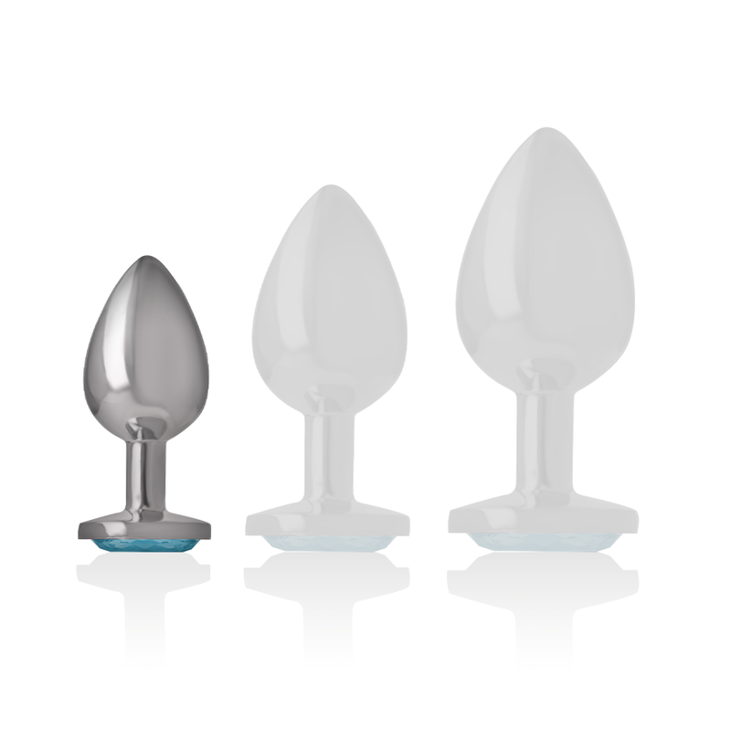 INTENSE - ALUMINIUM-METALL-ANAL-STECKER, BLAUES HERZ, GRÖSSE S – Anal-Toy Bild 9