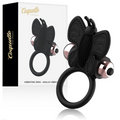 COQUETTE CHIC DESIRE - COCKRING SCHMETTERLING MIT VIBRATOR SCHWARZ/ GOLD Penisring diskret online kaufen