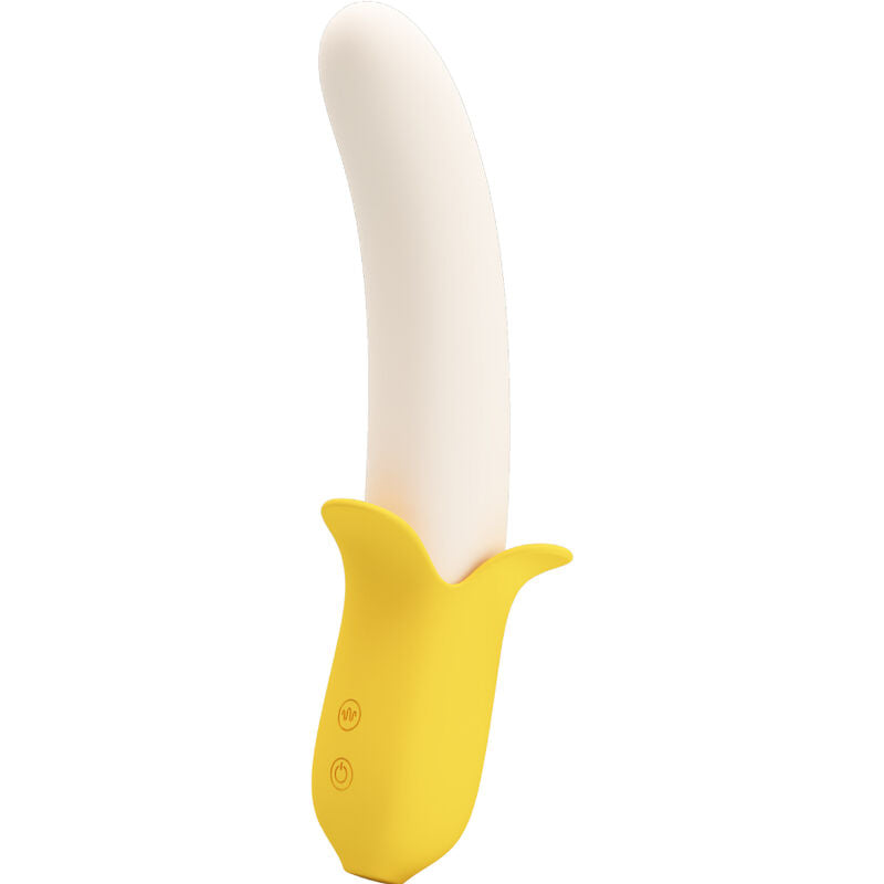 PRETTY LOVE - BANANA GEEK SUPER POWER 7 VIBRATIONEN UP&DOWN SILIKON SCHWARZ – Erotik-Zubehör Bild 2