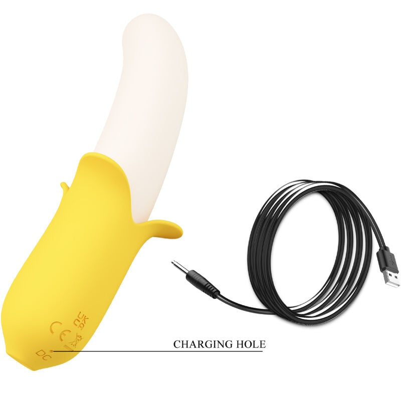 PRETTY LOVE - BANANA GEEK SUPER POWER 7 VIBRATIONEN UP&DOWN SILIKON SCHWARZ – Erotik-Zubehör Bild 10